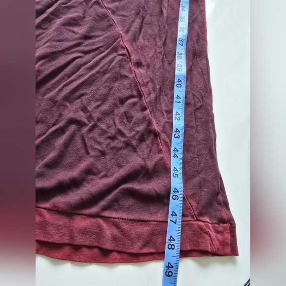 George Love Tie Dye Tank Dress Maroon Small - Picture 6 of 7